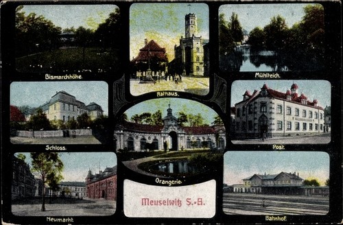 Passepartout meuselwitz im - ak,