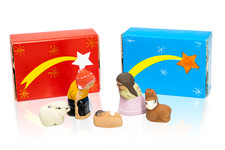 Krippe in Streichholzschachtel