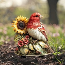 2d roter Vogel dekorativen