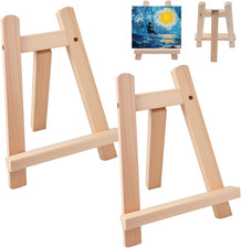 2 Stück Mini Staffelei Holz