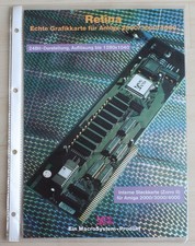Werbeflyer MacroSystem Retina Grafikkarte für Amiga A2000 A3000 A4000