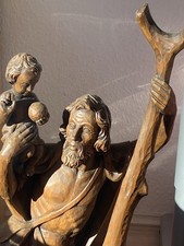Holzfigur Hl. Christophorus m
