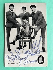 THE BEATLES - Autogrammkarte