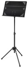 B-WARE Noten Ständer Orchester Pult Stativ steckbar Transport Musik Schwarz
