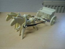 Playmobil Klicky Color Ersatzteile 3609,3622  "Kutsche unbemalt"  gebraucht