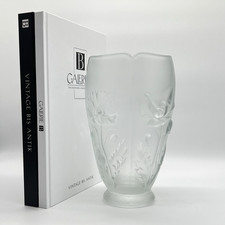 Antike Barolac Czech Glas Vase • Josef Inwald • Mohnblume • Art Deco • Kristall