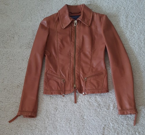 Lederjacke original trussardi - lederjacke,