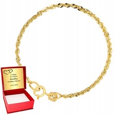 585 Gold Armband gedreht Damen