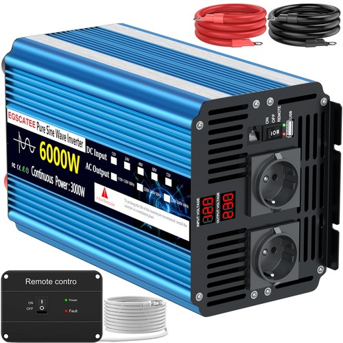 12v auf 230v 3000w - 230v, 6000w