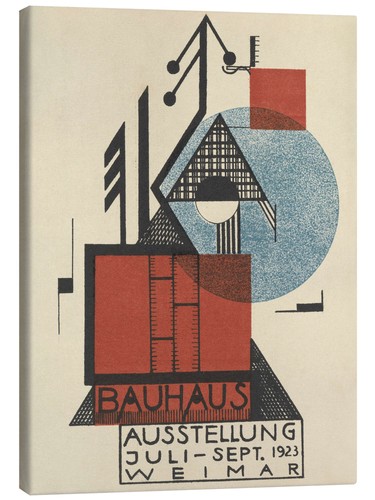 Leinwandbild bauhaus - leinwandbild,