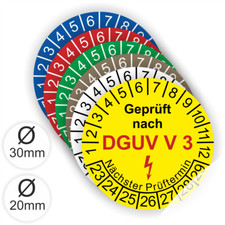 Prüfplakette Geprüft nach