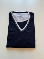 van Laack Lufthansa V-Neck Pajama Top Blue Size S/M