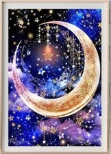 5D Diamond Painting Stickerei  Bilder Set Malen nach Zahlen 20x30cm Nacht