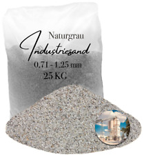 Industriesand Kunstharz Epoxid 25 kg grau Quarzsand für Einstreuung 0,71-1,25 mm