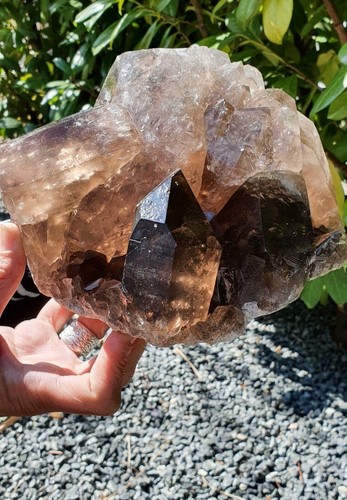 Rauchquarz stufe - rauchquarz,