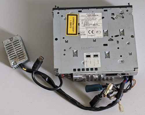 Alpine cda 9887r aux mp3 - alpine,