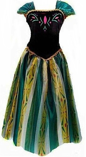 Eiskönigin anna kostüm kleid - eiskönigin,