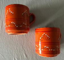 Kaffeetassen Orange 2x Becher