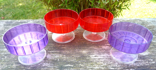 Ddr dessertschale eisbecher - 4x,