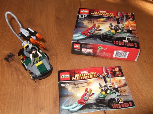 Lego 76008 iron man the - man, vs.