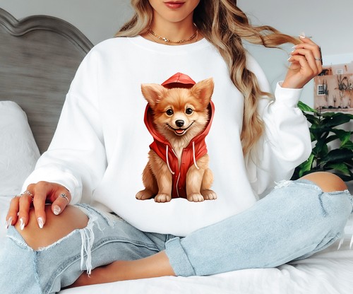 Süßes hund damen sweatshirt - hund,