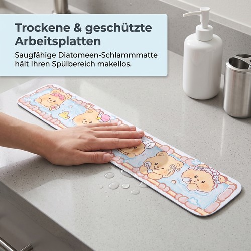Spülbeckenmatte diatomeenerde - spülbeckenmatte,