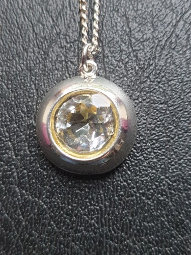 Vintage halskette bergkristall - vintage,
