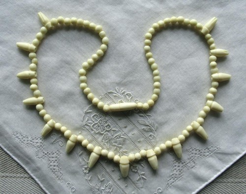 Altes collier perlenkette - -,