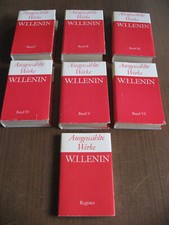 DDR "W. I. Lenin -Ausgewählte Werke", kompl. 6 Bände + Register, Dietz Verlag 80