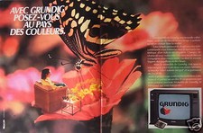 WERBUNG FERNSEHER GRUNDIG DER