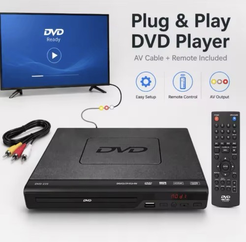 Dvd player usb mit - dvd-player, tv