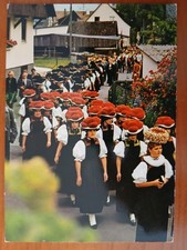 Postkarte 2605 gelaufen, Gutach, Hochzeitszug, Ansichtskarte, Sammlung