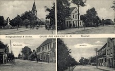 Ak Krzeszyce Kriescht Neumark Ostbrandenburg, Kriegerdenkmal,... - 11404838