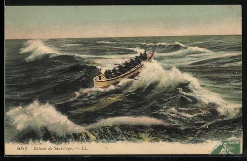 Ansichtskarte bateau - ansichtskarte,
