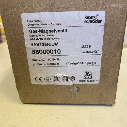 Neu kromschröder vas 125r - kromschröder, 125r/lw