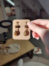 Elegante ohrringe gold - ohrringe,