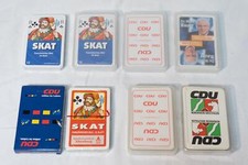 (14008) 7 St. Skatblatt / Skatkarten CDU , davon 5 neu