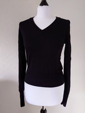 Alaia Pullover Gr. M schwarz V-Ausschnitt