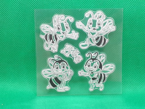 Silikonstempel biene bee - silikonstempel,