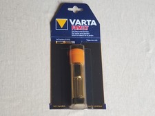 Vintage gelbe Varta 615 Family Taschenlampe / Torch / Flashlight OVP Retro
