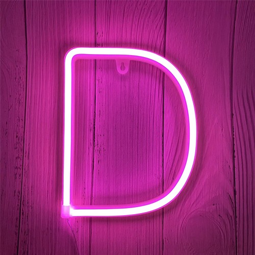 Led buchstabe neon rosa - buchstabe,