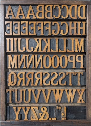 Antik vintage buchdruck - vintage,