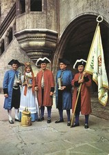 AK HALLE Saale Halloren-Gruppe 1988 DDR Sachsen-Anhalt Bild und Heimat