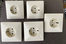 5x Berker Steckdosen Abdeckungen 21157-1 Konvolut 