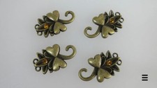 Miederhaken mit strass - miederhaken,