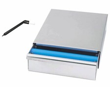 Kaffeesatzschublade Sudschublade Edelstahl Ausklopkasten Kaffeesatzlade