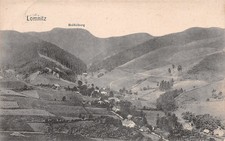 10453) AK Lomnitz bei Waldenburg Schlesien gelaufen 1908
