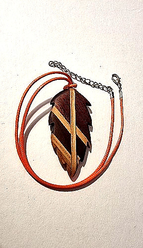 Anhänger massivholz boho - massivholz,