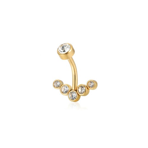 Bauchnabelpiercing zirkonia - bauchnabelpiercing,