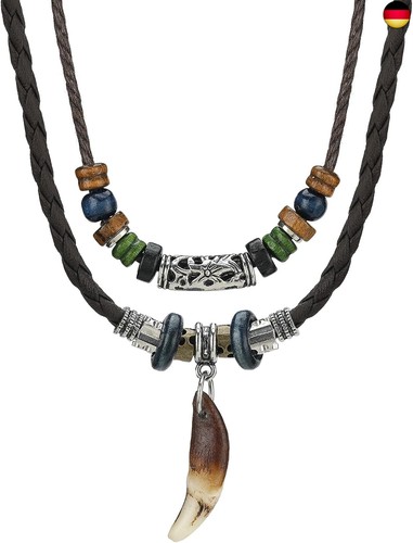 Boho schmuck lederkette - schmuck,